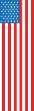 Vertical Flag Single Vinyl Banner Dekra-Lite