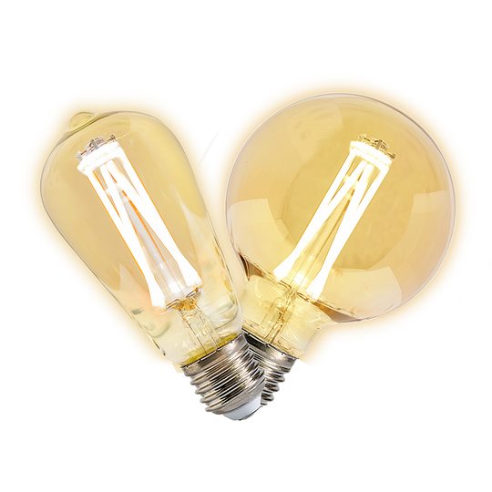 Vintage LED Bulbs with 4 LEDs