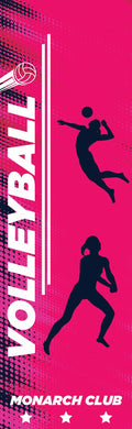 Volleyball Single Vinyl Banner Dekra-Lite