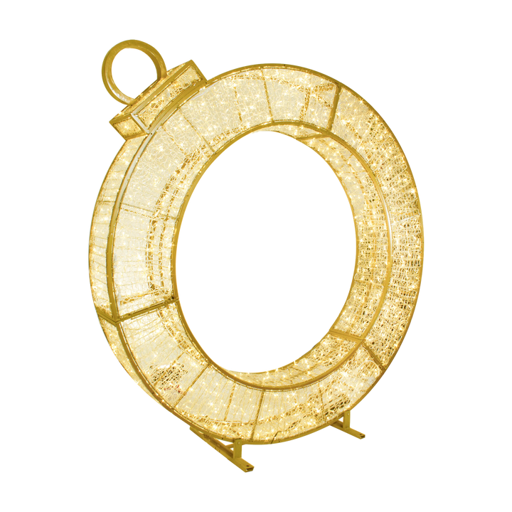 Warm White Waterloo Ring circular decorative item on a transparent background