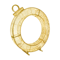 Warm White Waterloo Ring circular decorative item on a transparent background