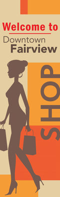 Welcome Shop Single Vinyl Banner Dekra-Lite