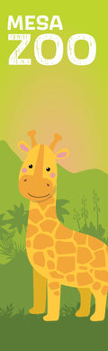 Welcome to the Zoo - Giraffe Single Vinyl Banner Dekra-Lite