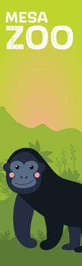 Welcome to the Zoo - Gorilla Single Vinyl Banner Dekra-Lite