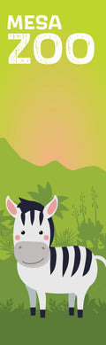 Welcome to the Zoo - Zebra Single Vinyl Banner Dekra-Lite