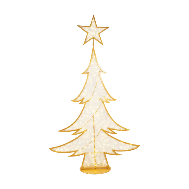 Wispy 2D Illuminated Christmas Tree