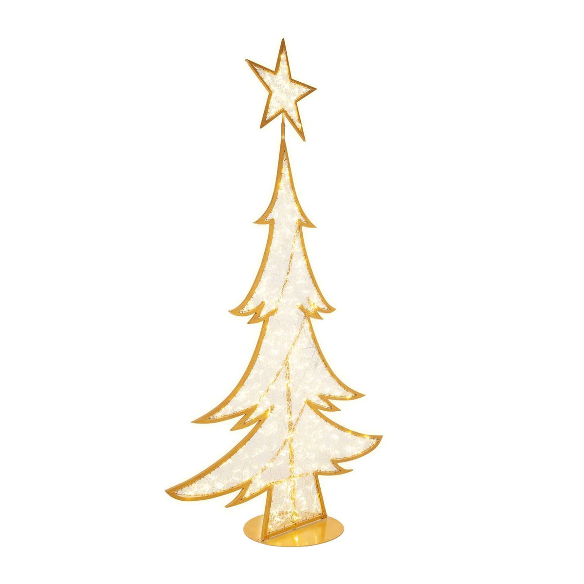 Wispy 2D Illuminated Christmas Tree