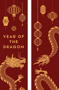 Year of the Dragon Double Vinyl Banner Dekra-Lite