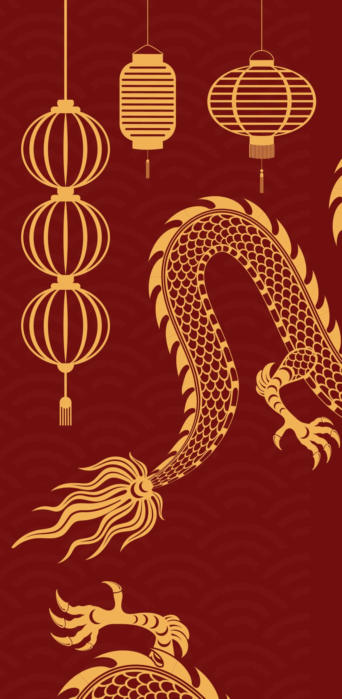 Year of the Dragon Double Vinyl Banner