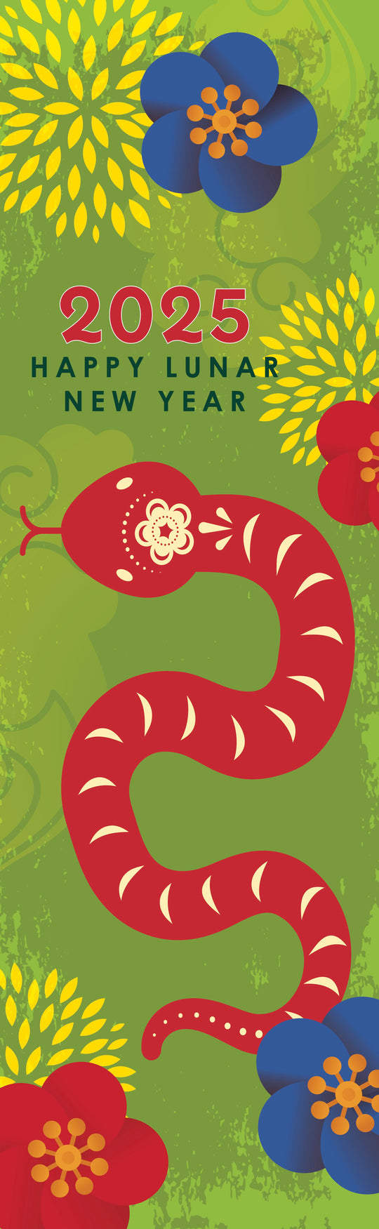 Zen Garden Lunar New Year Single Vinyl Banner