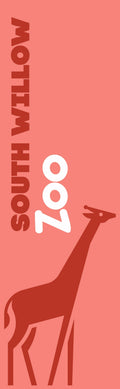 Zoo - Giraffe Exhibit Single Vinyl Banner Dekra-Lite