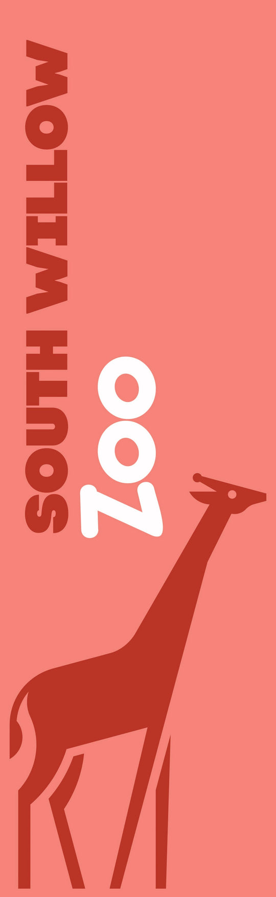 Zoo - Giraffe Exhibit Single Vinyl Banner