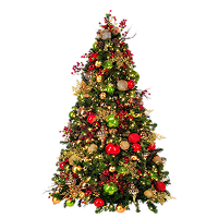 Pre-Decorated Christmas Trees