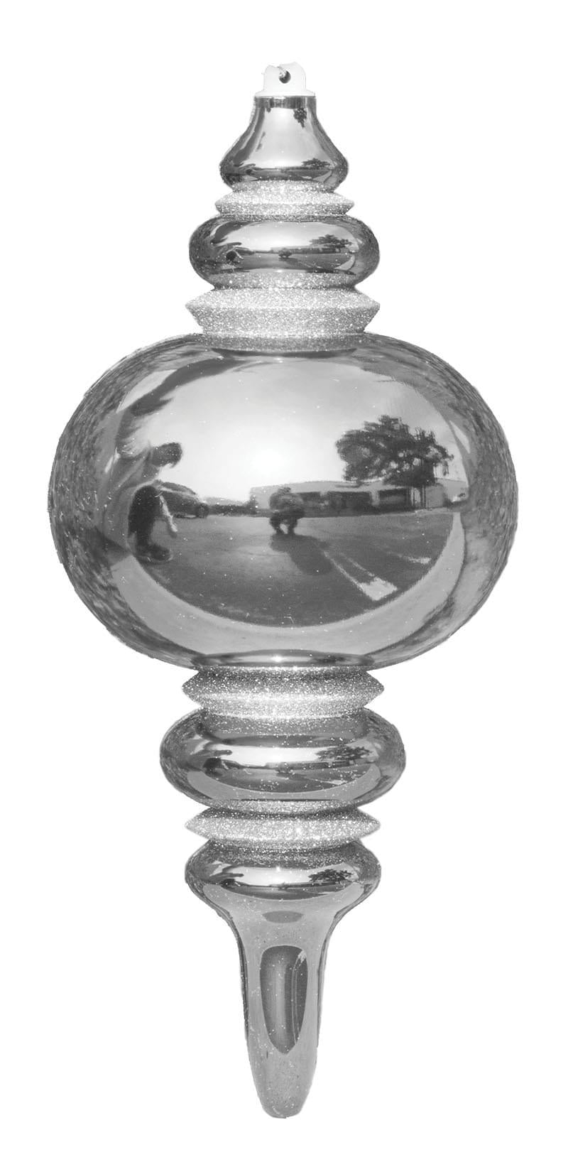Dekra-Lite 13" Silver Finial Ornament