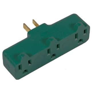 15 amp, 120v Cobra Head Triple Adapter