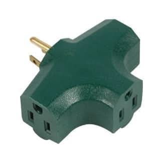 15 amp, 120v T-Triple Adapter