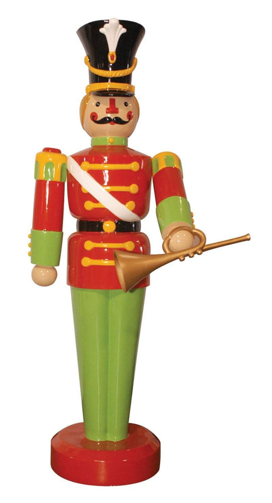 75" Fiberglass Trumpeting Toy Soldier