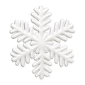 Dekra-Lite Frosted White Iced Flat Snowflakes 13.5