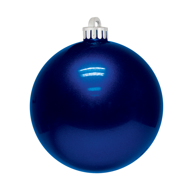 Dekra-Lite 8" Blue Candy Apple Ornament