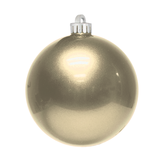 Dekra-Lite 8" Champagne Candy Apple Ornament