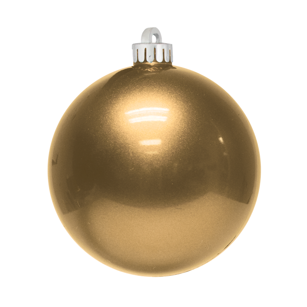 Dekra-Lite 8" Gold Candy Apple Ornament