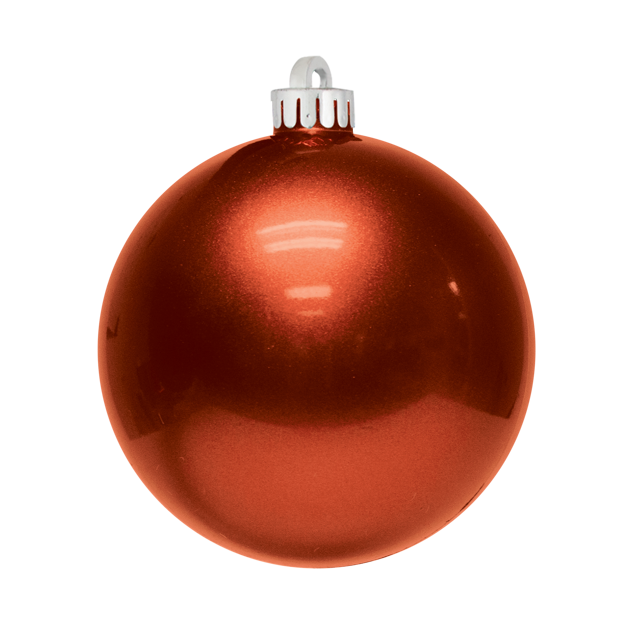 Dekra-Lite 8" Orange Candy Apple Ornament