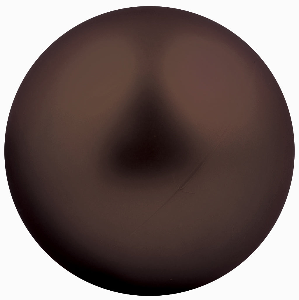Dekra-Lite Large Chocolate Brown Matte Ornament