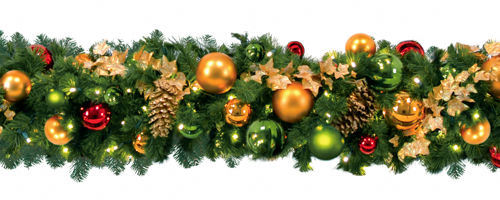 Dekra-Lite 10' Classic Christmas Pre-Decorated Garland