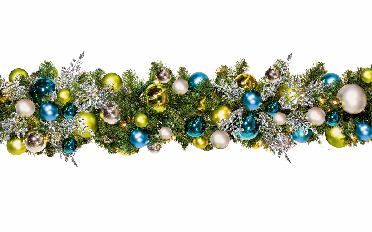 Dekra-Lite 10' Coastal Christmas Pre-Decorated Garland
