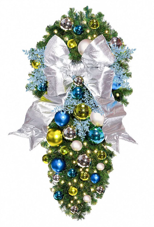 Coastal Christmas Pre-Decorated Sprays