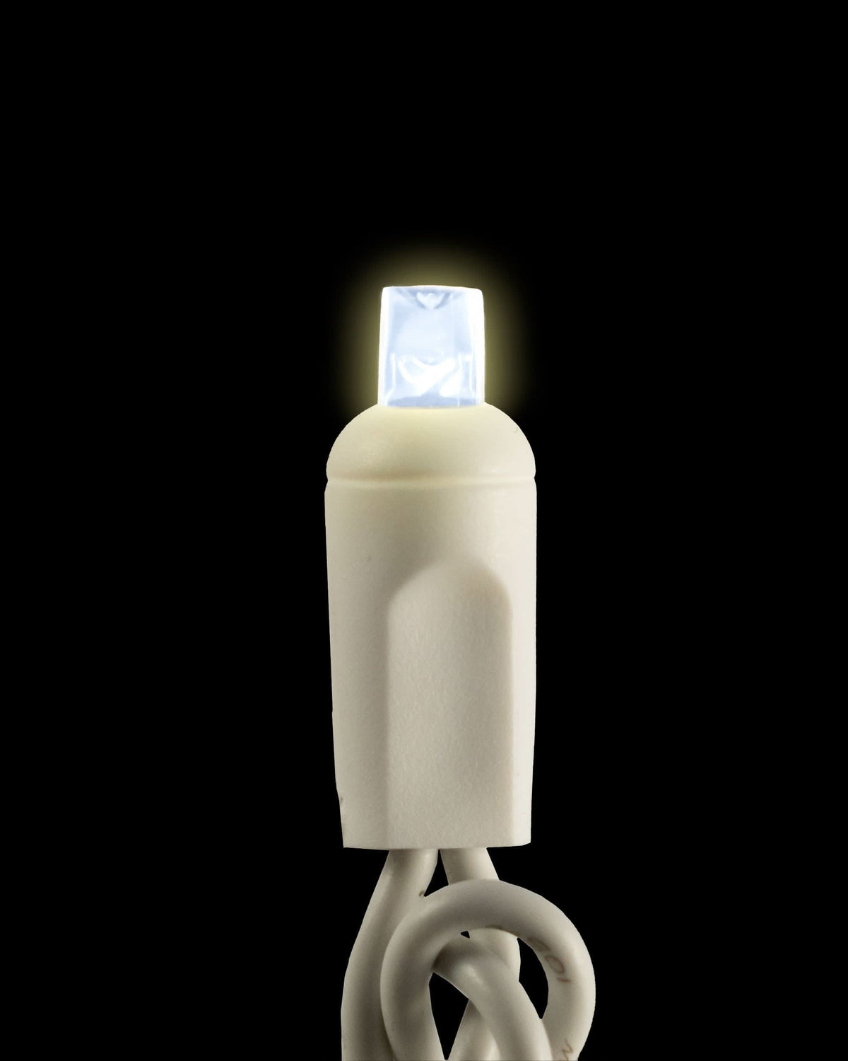 Dekra-Lite 5mm Cool White LED Mini Lights w/ White Wire