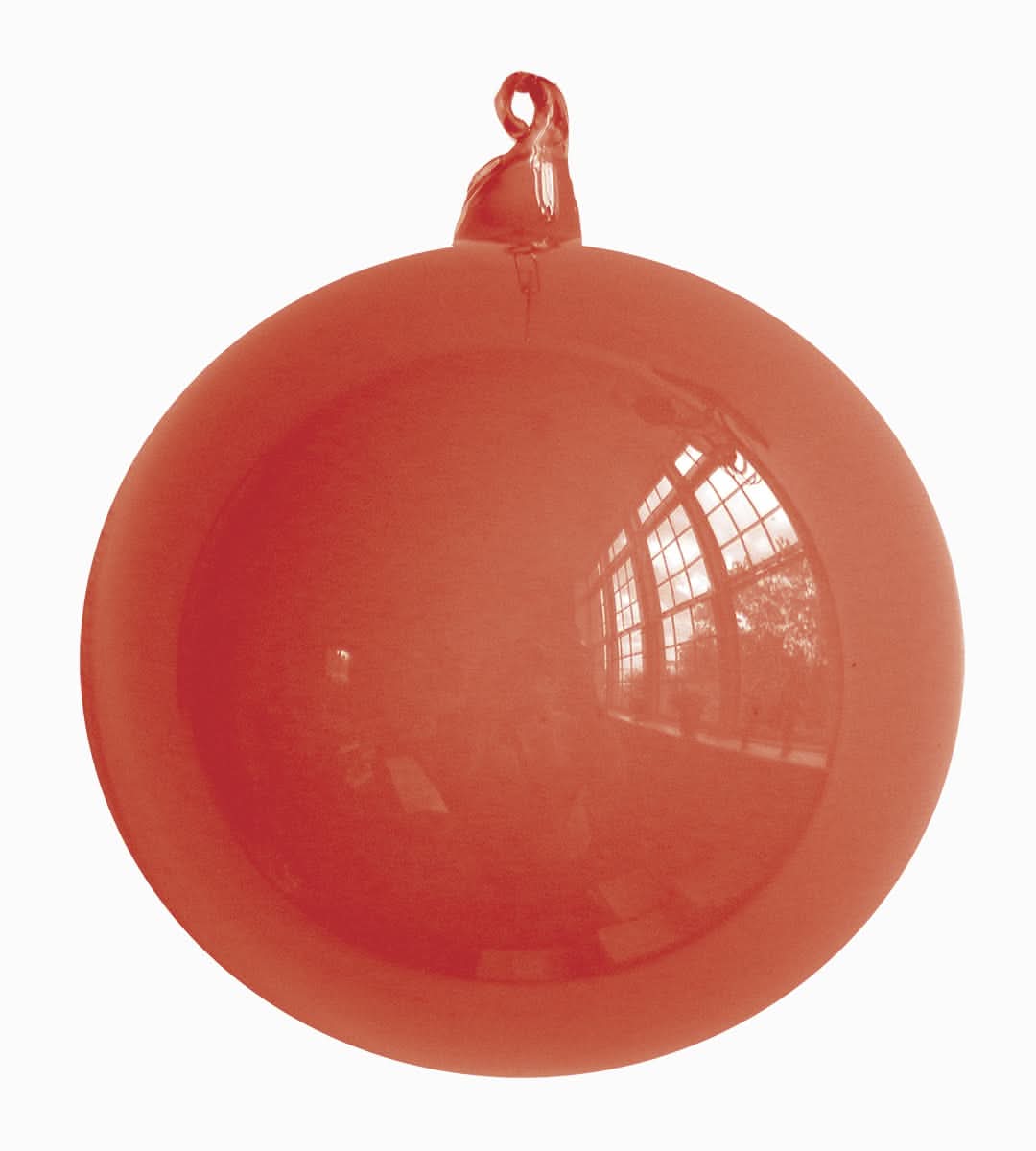 Dekra-Lite Coral Designer Glass Round Ornament
