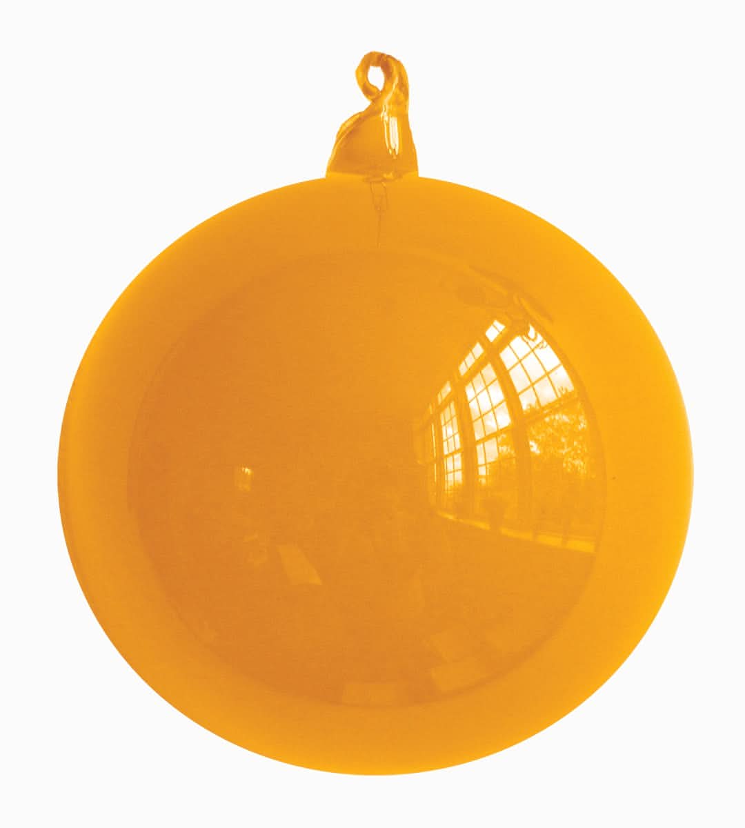 Dekra-Lite Gold Designer Glass Round Ornament