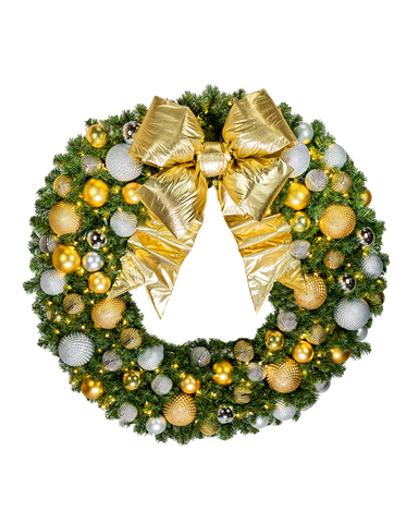 Dekra-Lite Elegant Pre-Decorated Wreath