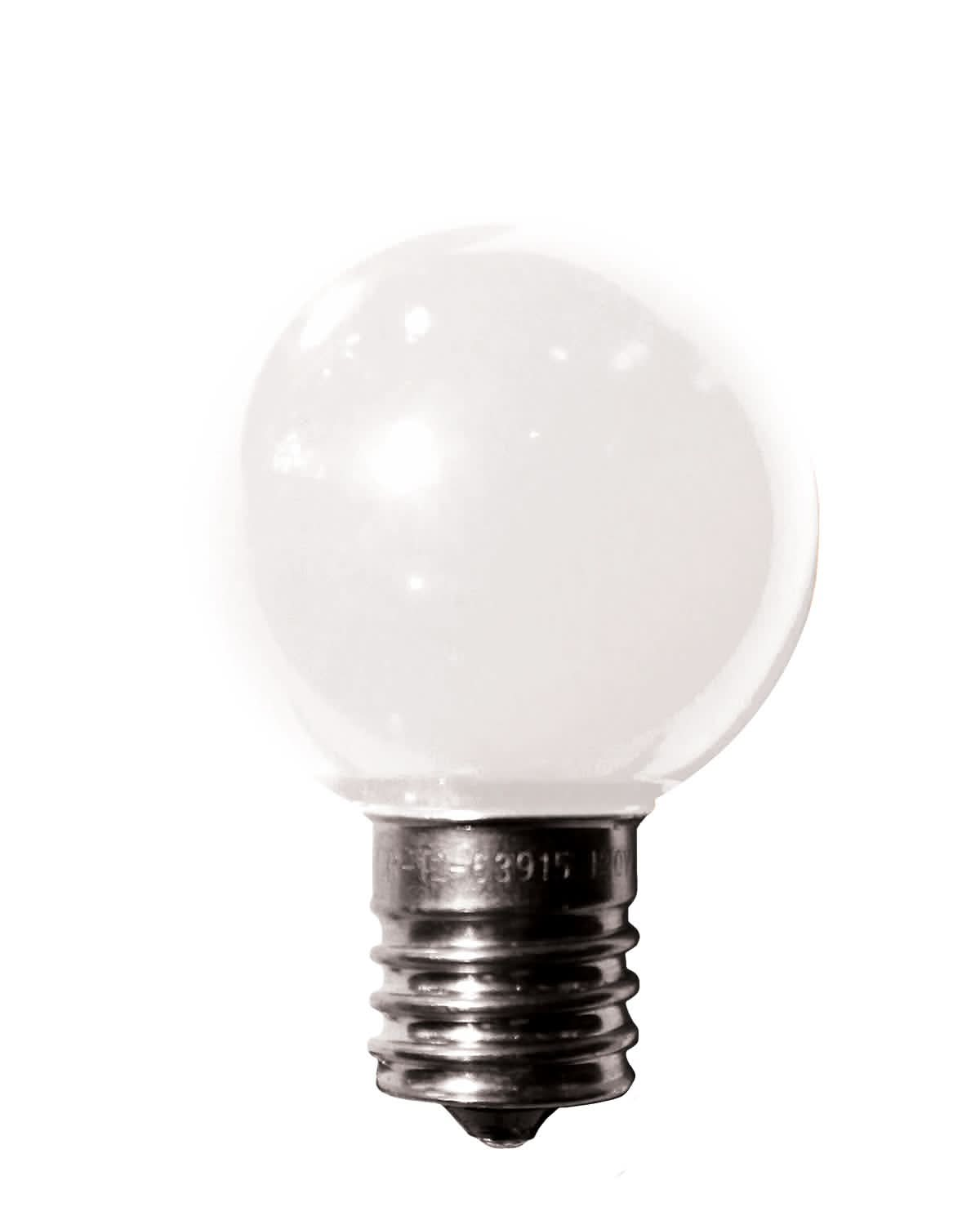 Dekra-Lite G40 Warm White Opaque (E17) Base LED Bulb