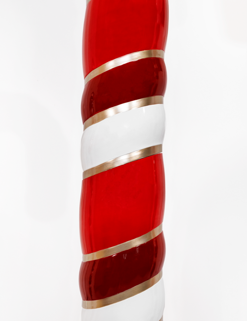 Dekra-Lite 9' Giant Fiberglass Candy Cane Close Up Center