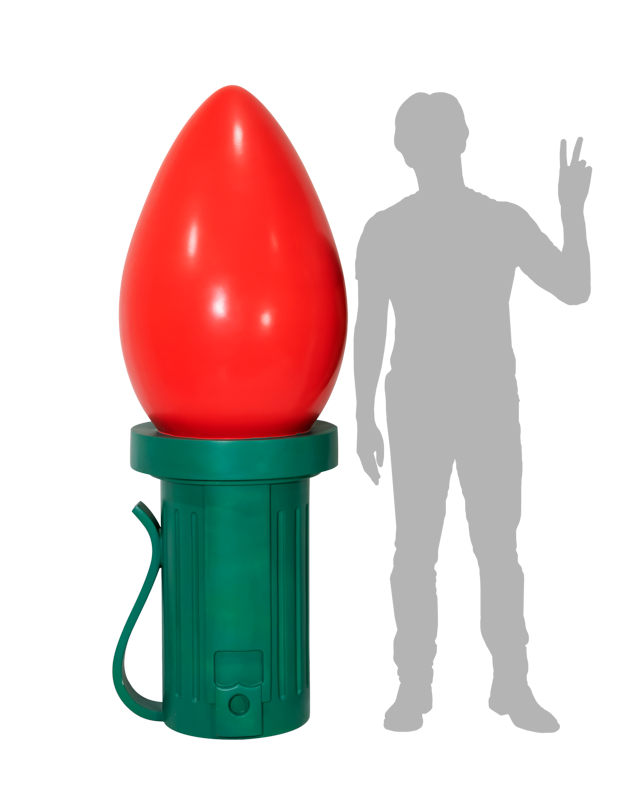 Dekra-Lite Giant Fiberglass Light Bulb Scale