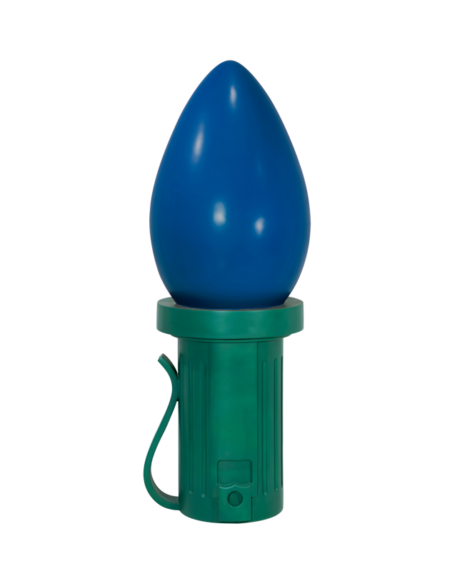 Dekra-Lite Blue Giant Fiberglass Light Bulb