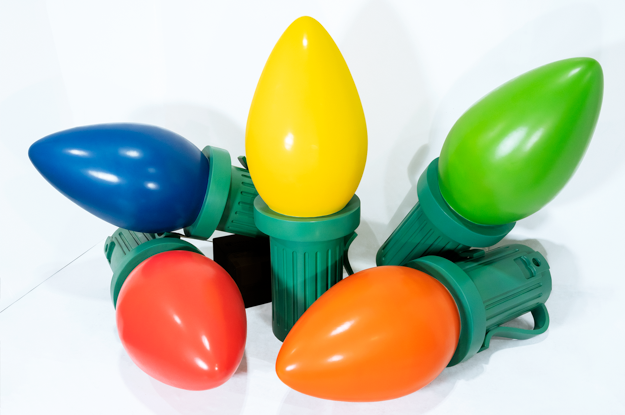 Giant Fiberglass Light Bulbs