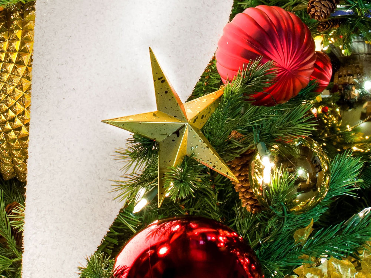 Dekra-Lite Gold Star on Tree