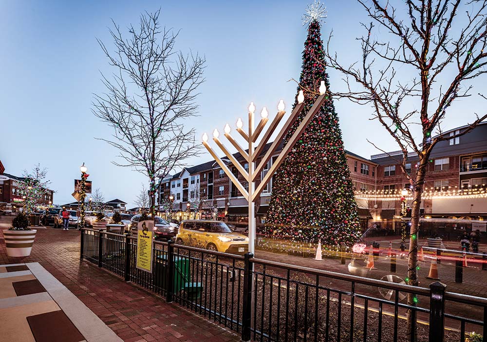 Dekra-Lite Aluminum Brushed Menorah Leesburg