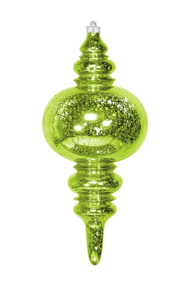 Dekra-Lite Mercury Finial Light Green Ornament 13"