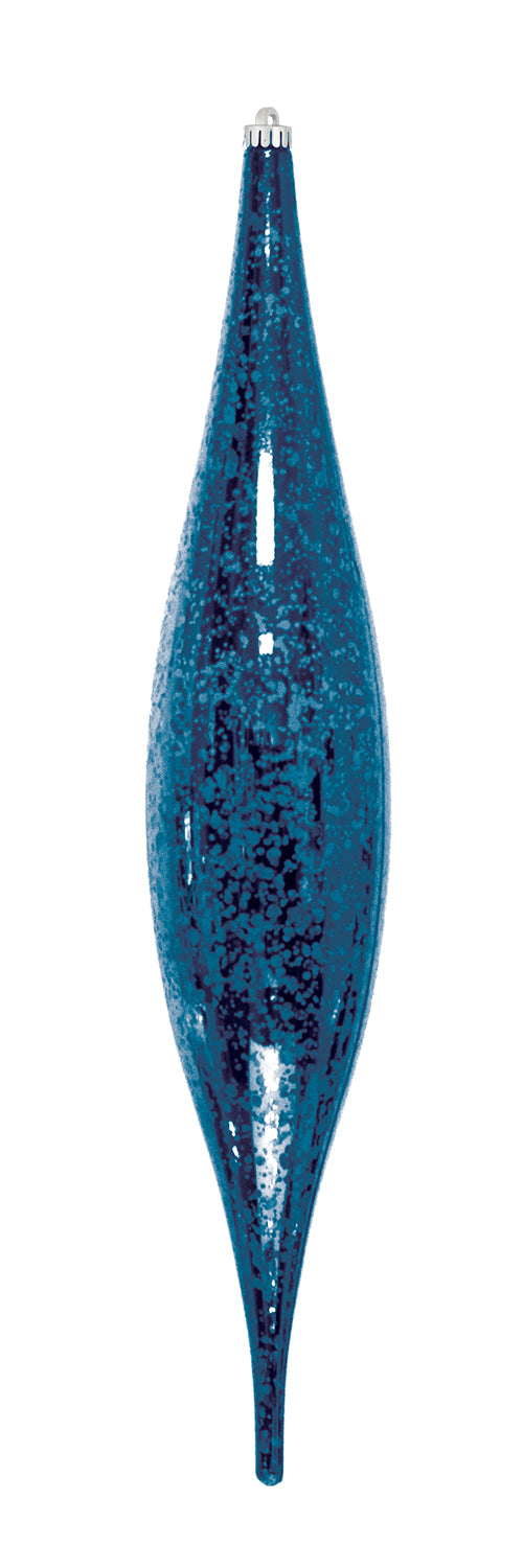 Dekra-Lite Mercury Oval Drop Blue Ornament