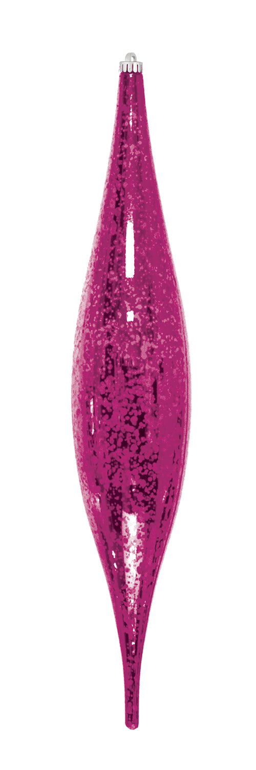 Dekra-Lite Mercury Oval Drop Cerise Ornament