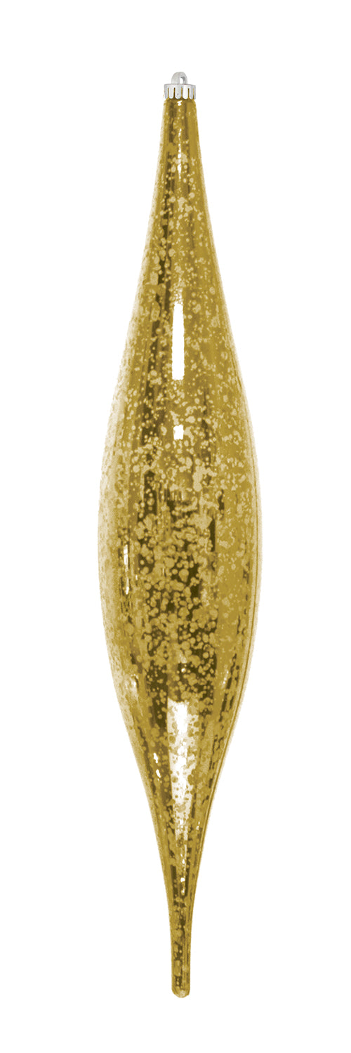 Dekra-Lite Mercury Oval Drop Gold Ornament