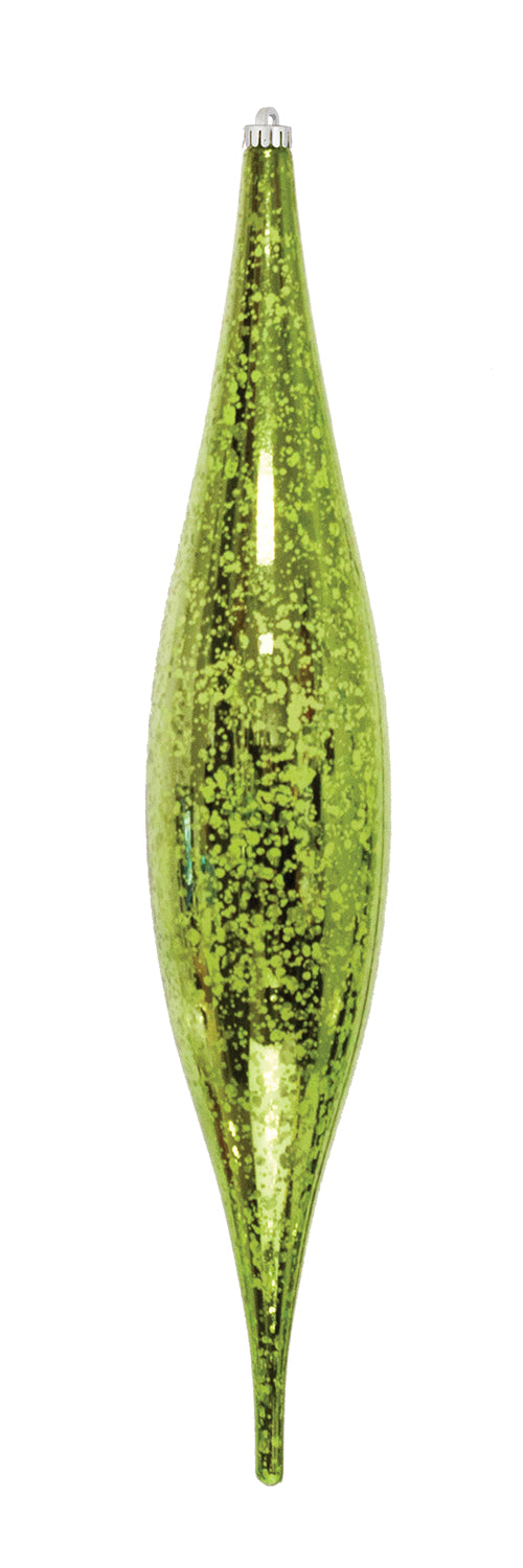 Dekra-Lite Mercury Oval Drop Light Green Ornament