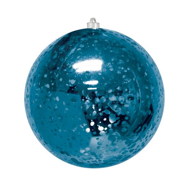 Dekra-Lite Mercury Round Blue Ornament 8"