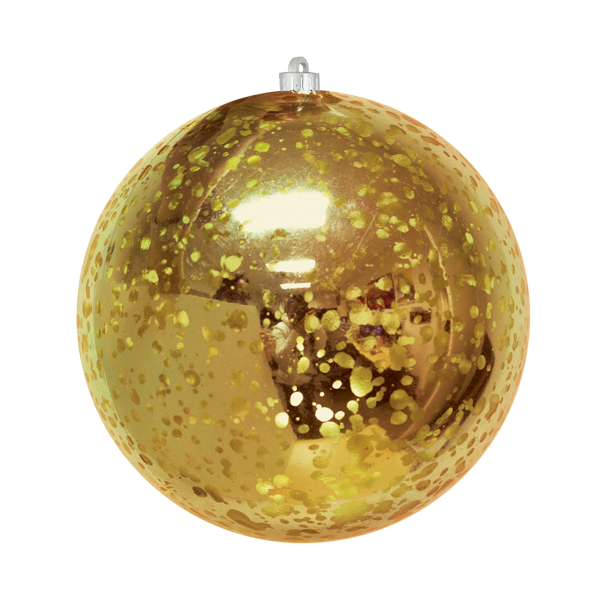 Dekra-Lite Mercury Round Gold Ornament 4"