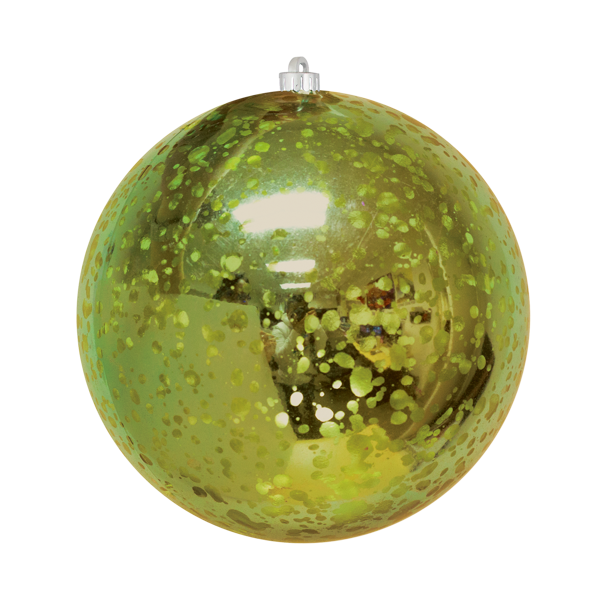 Dekra-Lite Mercury Round Light Green Ornament 8"