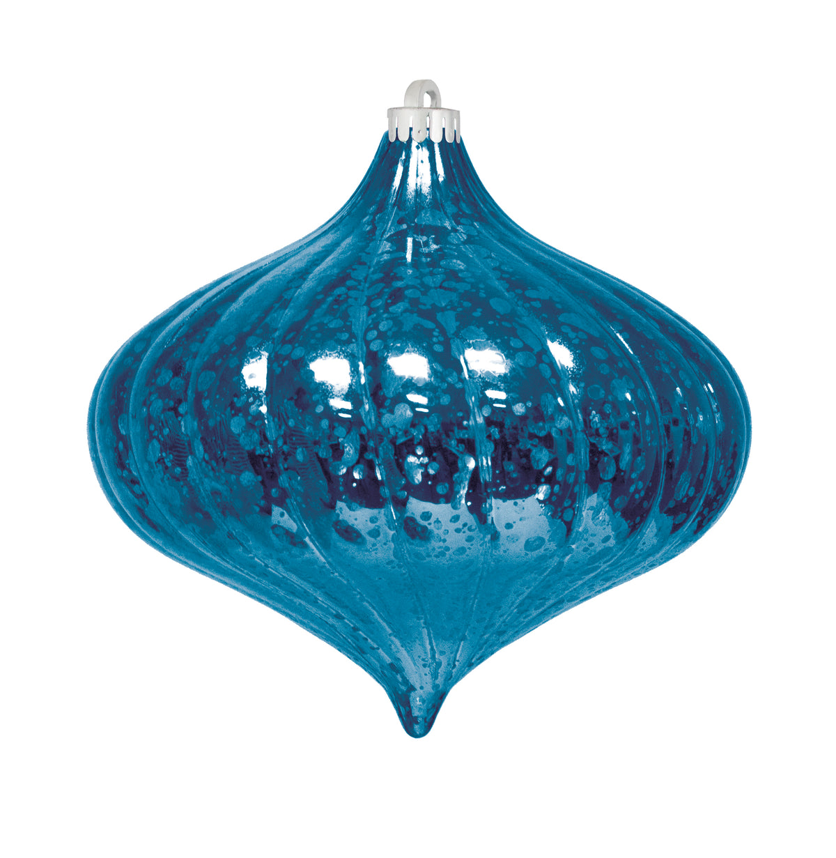 Dekra-Lite Mercury Top Swirl Blue Ornament